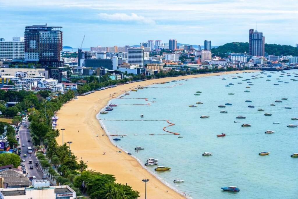 Central Pattaya - Sea View Large Balcony Condo With Infinity Pool 外观 照片