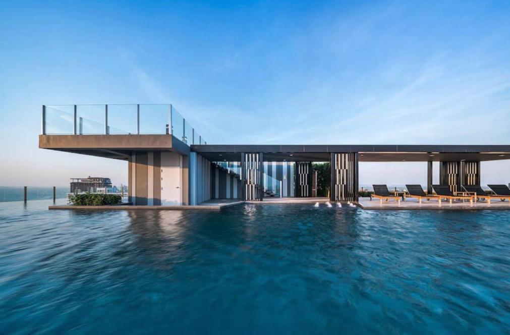 Central Pattaya - Sea View Large Balcony Condo With Infinity Pool 外观 照片