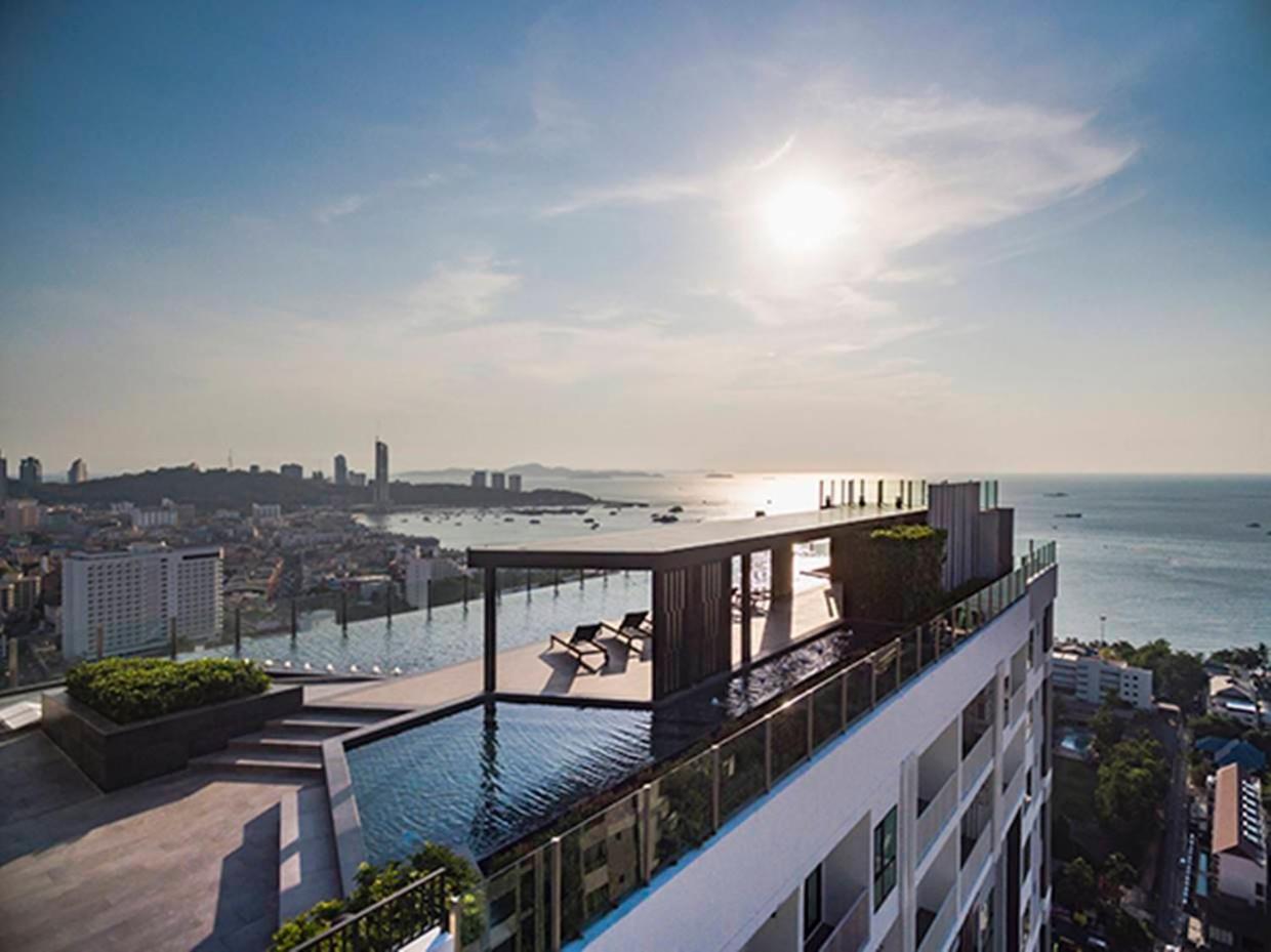 Central Pattaya - Sea View Large Balcony Condo With Infinity Pool 外观 照片