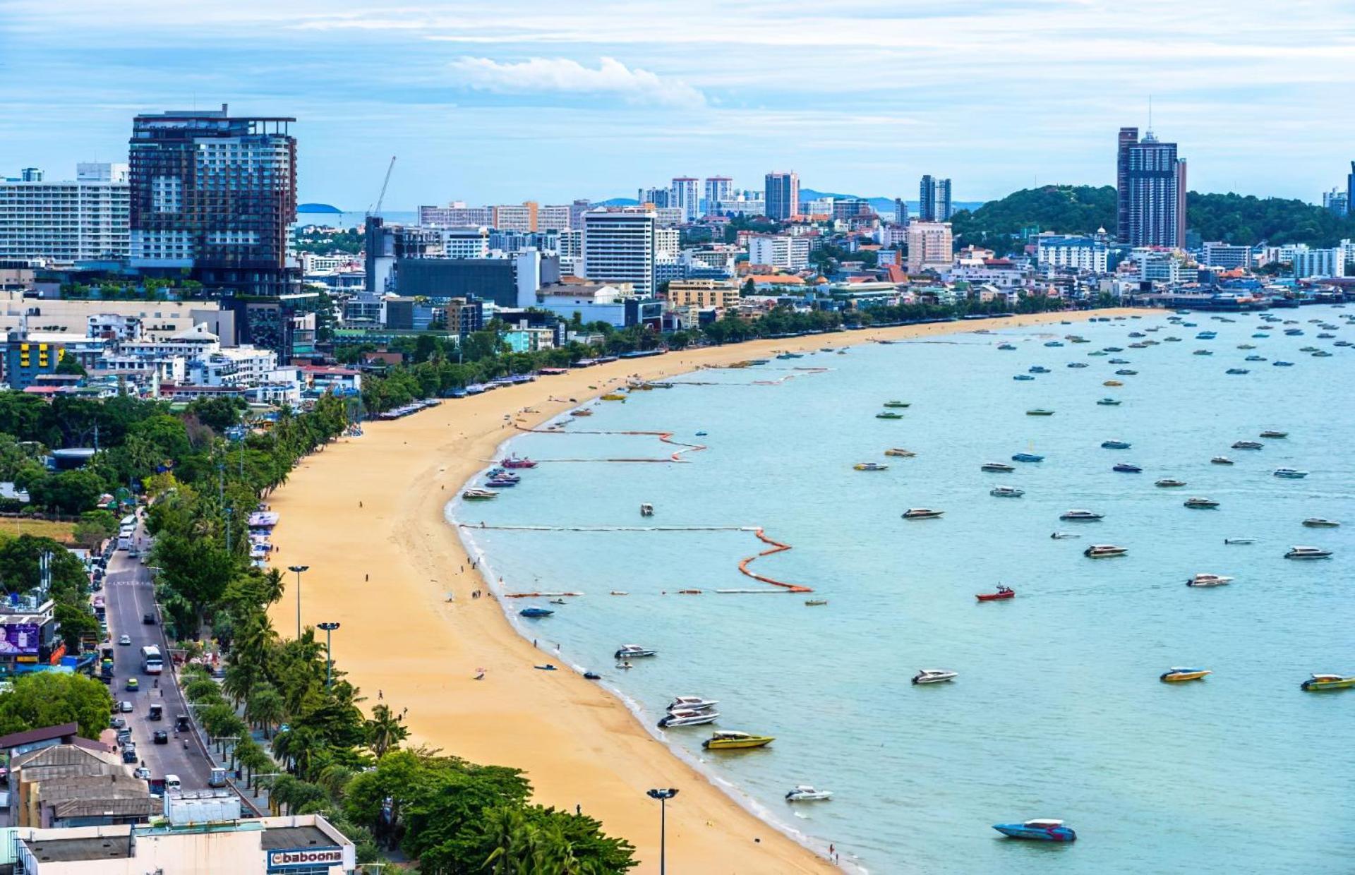 Central Pattaya - Sea View Large Balcony Condo With Infinity Pool 外观 照片
