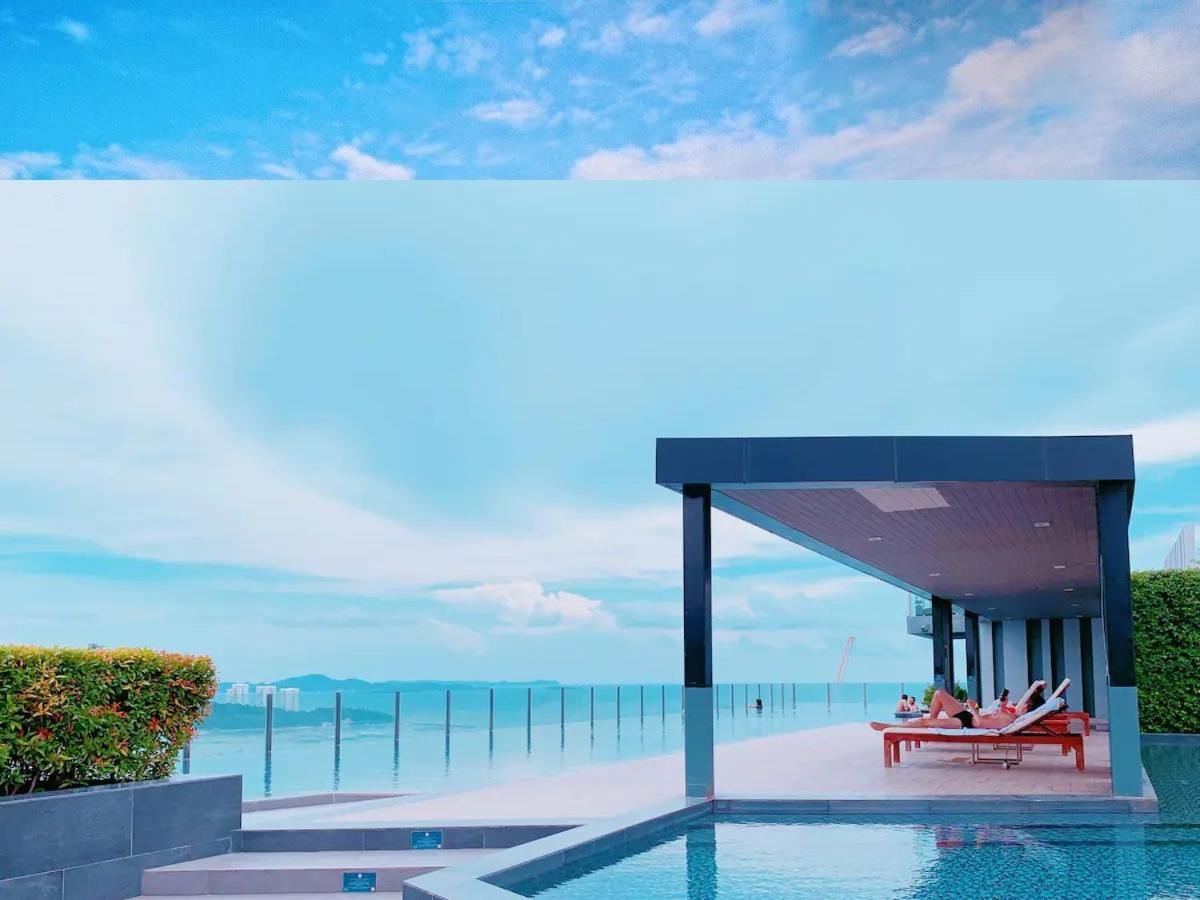 Central Pattaya - Sea View Large Balcony Condo With Infinity Pool 外观 照片